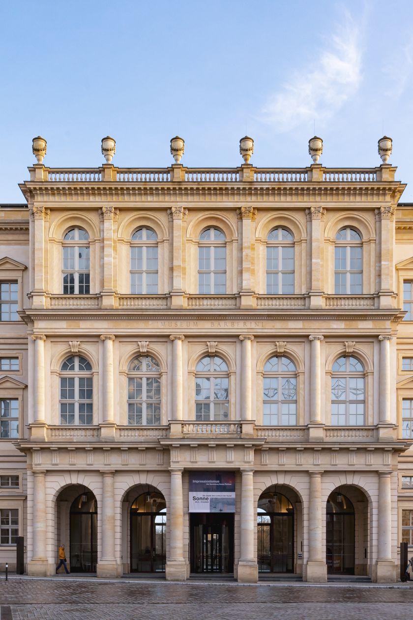 View of the Museum Barberini at the Old Market in Potsdam.